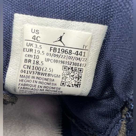 ⭐️HOST PICK⭐️NIKE Jordan11 Crib Bootie Midnight Navy Blue Size:4C Brand New WBOX - Picture 8 of 10